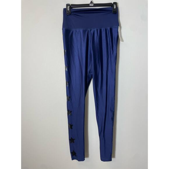 NWT Women's Eleven Eleven Navy Blue Leggings Sz L - Picture 1 of 3